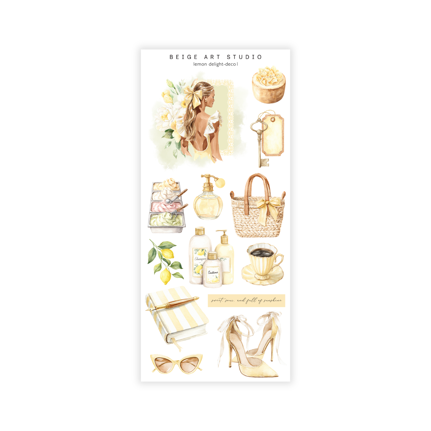 Lemon Delight | Decorative Kit