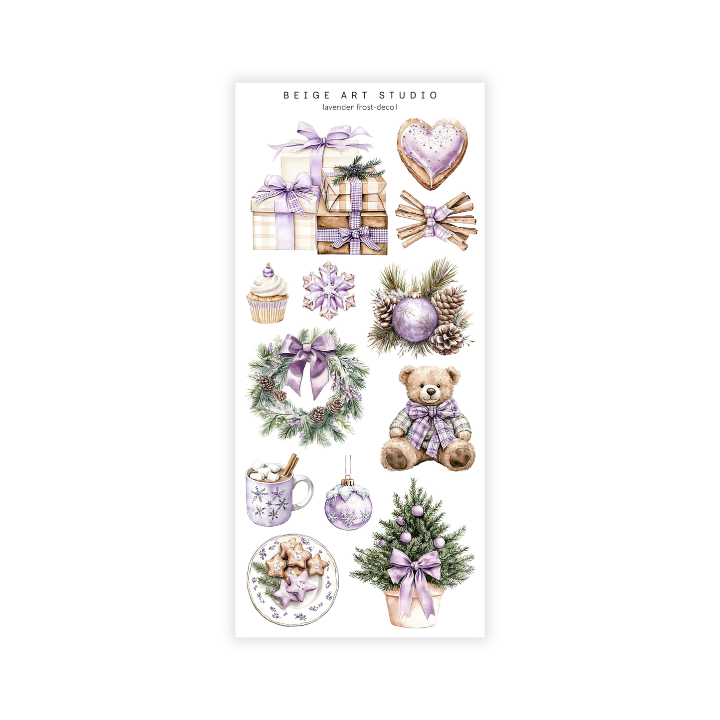Lavender Frost| Decorative Kit