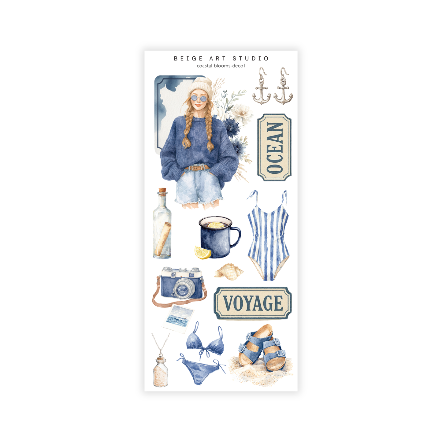 Coastal Blooms | Decorative Kit