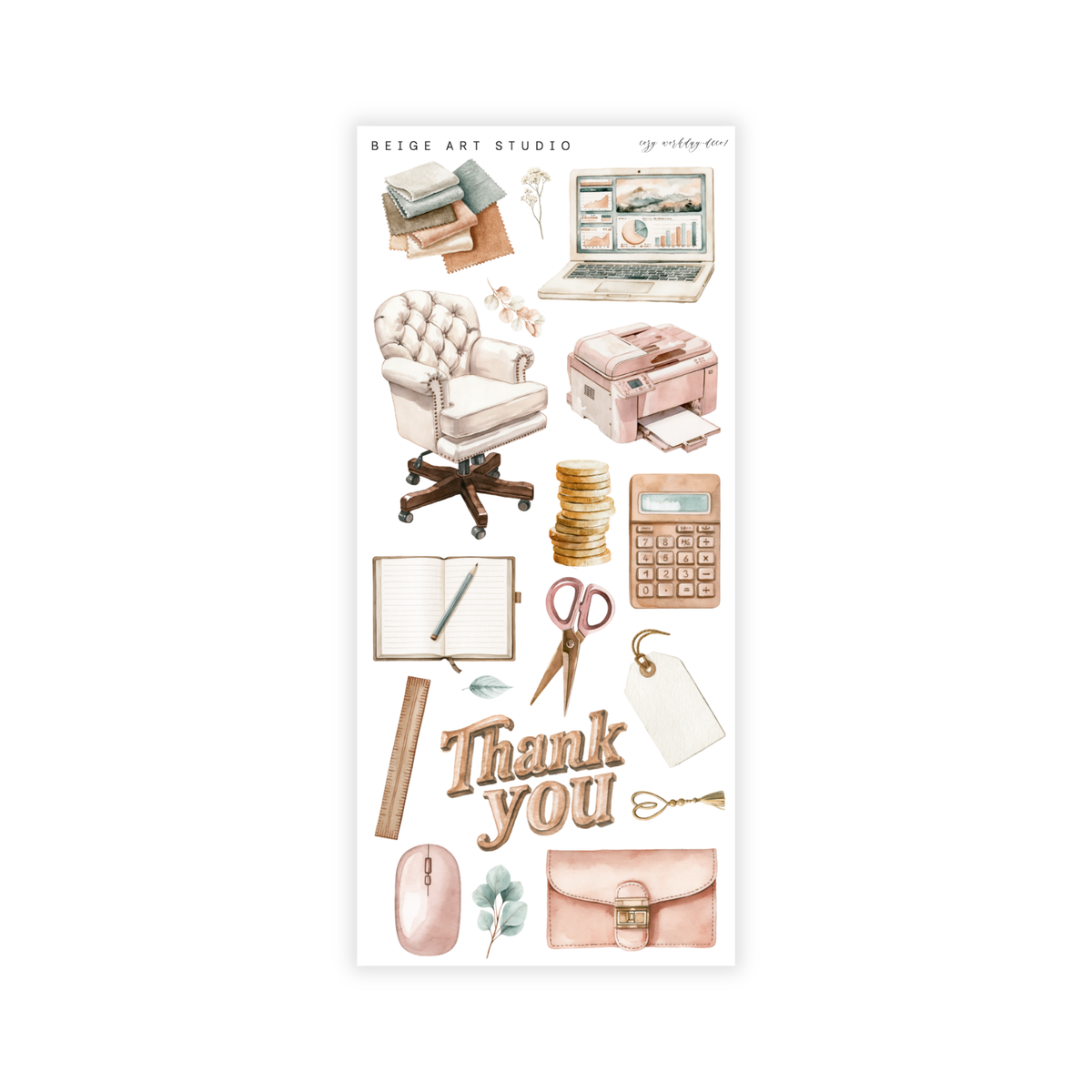 Cozy Workday | Decorative Kit