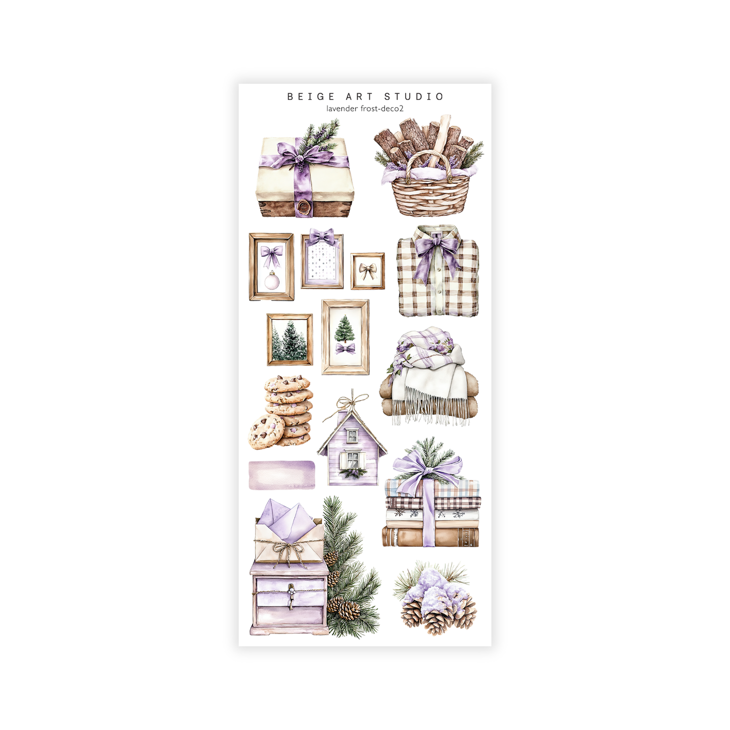 Lavender Frost| Decorative Kit
