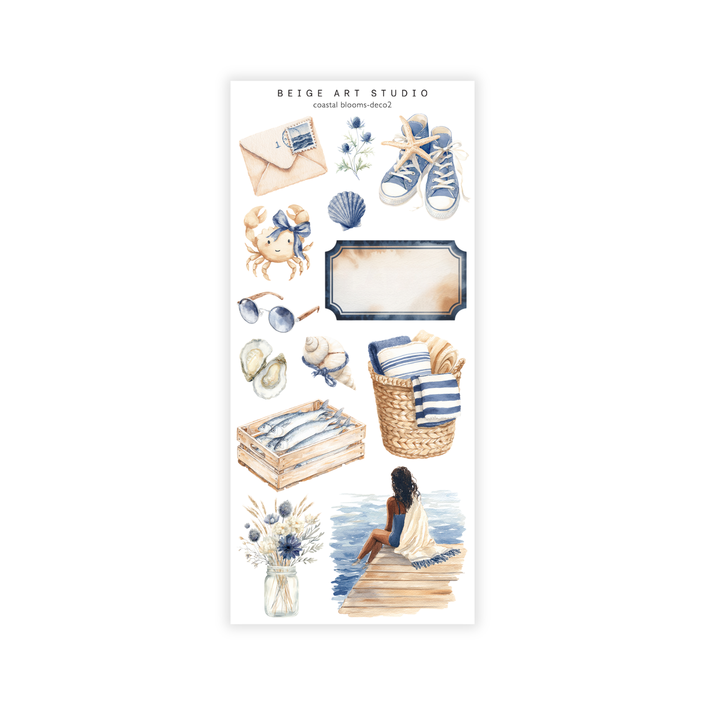 Coastal Blooms | Decorative Kit