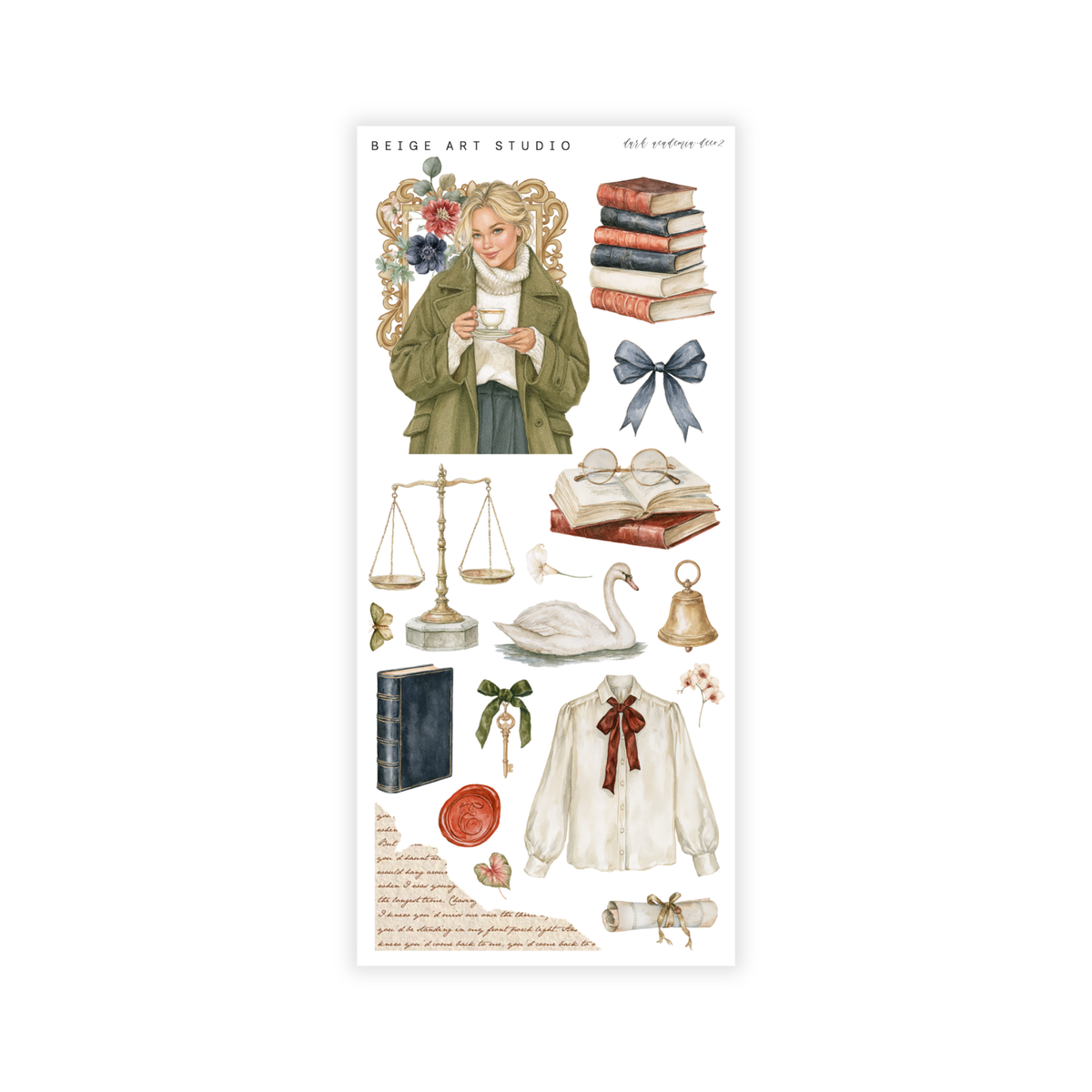 Dark Academia | Decorative Kit