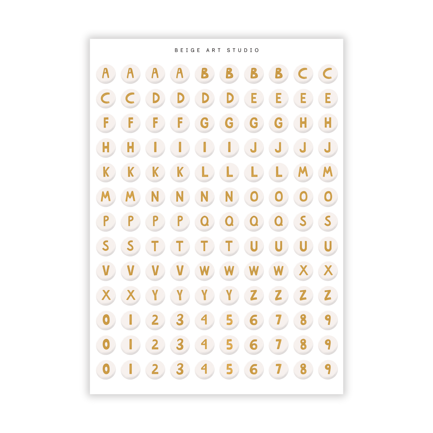 Alphabet Stickers-3 | Journaling Stickers