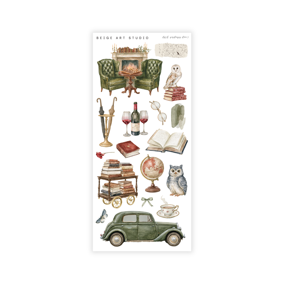 Dark Academia | Decorative Kit