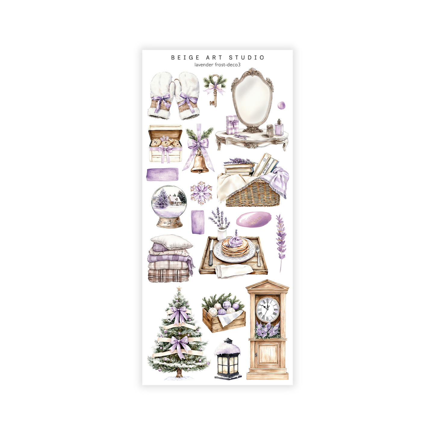 Lavender Frost| Decorative Kit