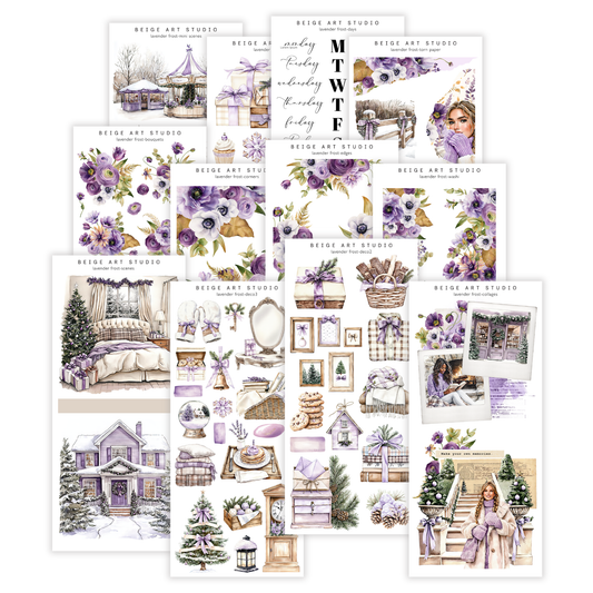 Lavender Frost| Decorative Kit