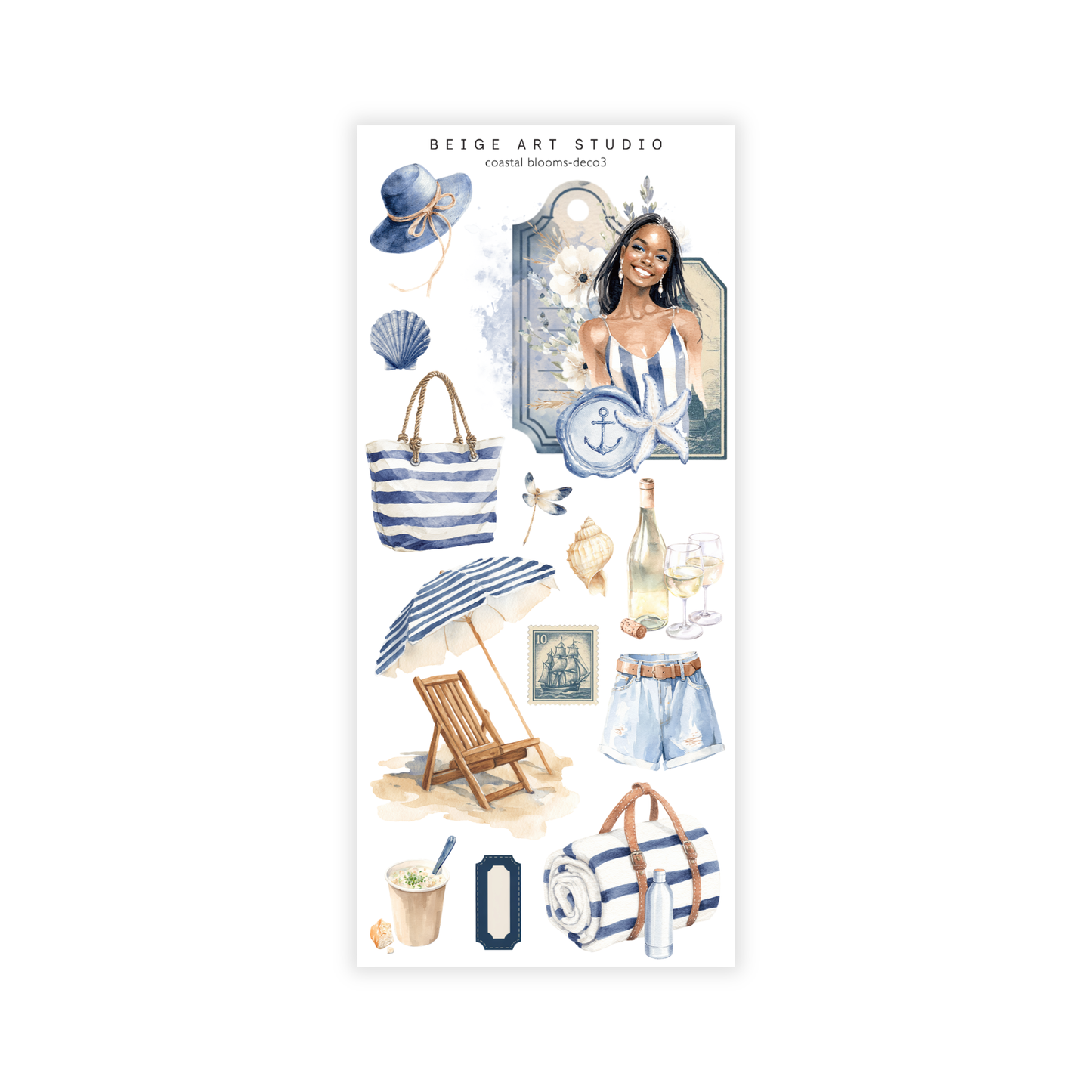 Coastal Blooms | Decorative Kit