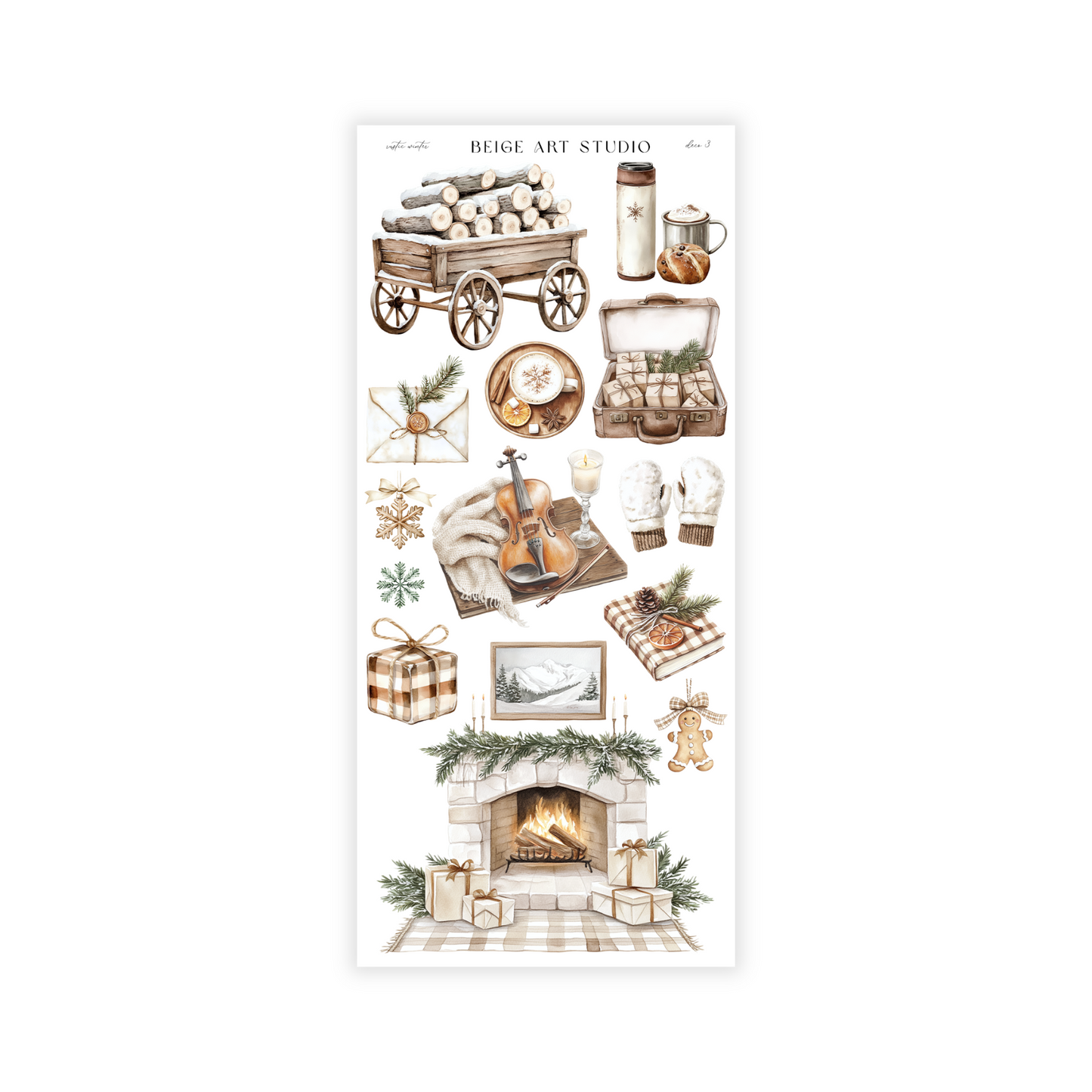 Rustic Winter | Decorative Kit