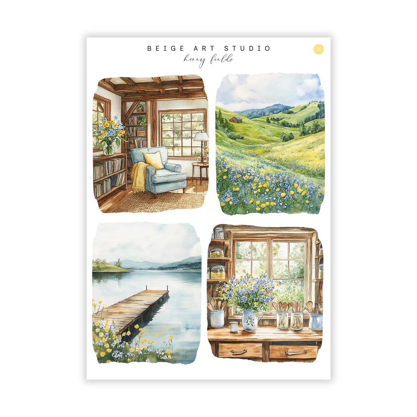 Honey Fields | Journaling Kit