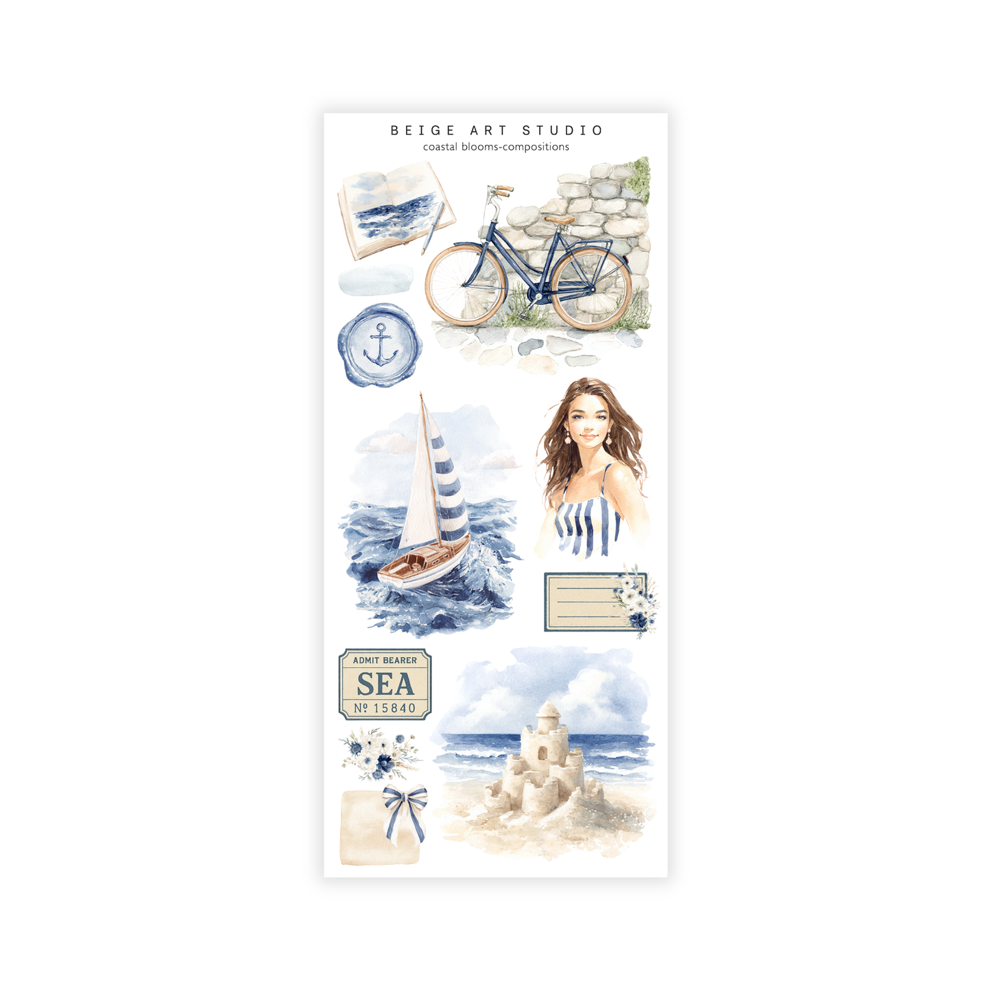 Coastal Blooms | Decorative Kit