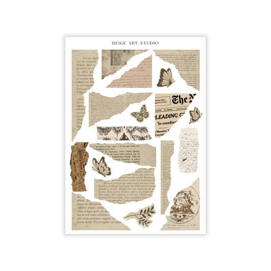 Torn Paper 2 | Journaling Stickers