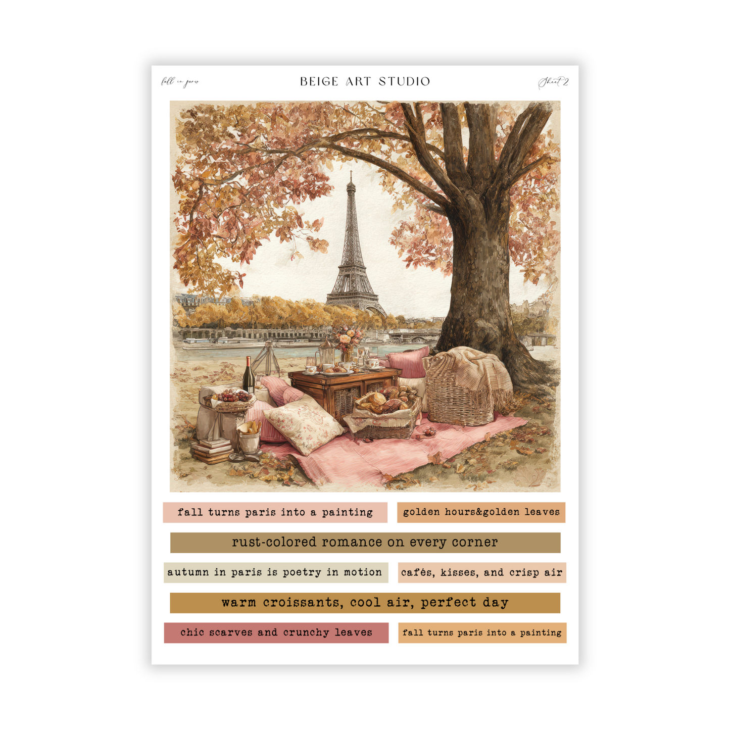 Fall In Paris | Mini Kit